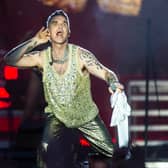 Robbie Williams is set for his only UK performance in 2024 as he headlines BST Hyde Park in July 2024. Are there still tickets to see the former Take That great in London though? (Credit: Tim Kildeborg Jensen / Ritzau Scanpix / AFP)