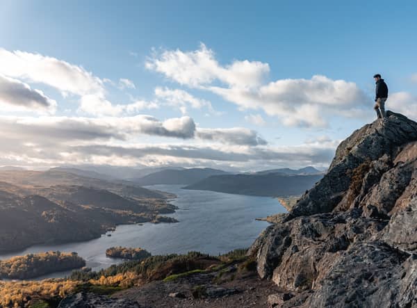 Photographer Craig Sinclair’s shot of Ben A’an in the Trossachs, looking down on Loch Katrine