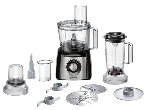 Bosch MutiTalent3 MCM3501MGB Food Processor, Plastic, 800W - Black 