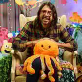 Dave Grohl. Foo Fighers and Nirvana rock legend, will read a book inspired by a Beatles hit song (Picture: BBC)