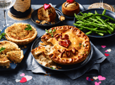 Valentine’s dine-in for two meal deal 2022