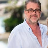 Kate Garraway pictured with her husband Derek Draper in 2019. (Credit: James Gourley/ITV/Shutterstock)