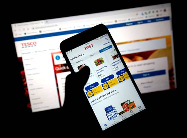 <p>Tesco Clubcard vouchers also appear digitally in the supermarket’s app or online (image: Getty Images)</p>