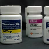 A selection of antidepressants (L-R) Wellbutrin, Paxil, Fluoxetine and Lexapro (Pic: Getty Images)