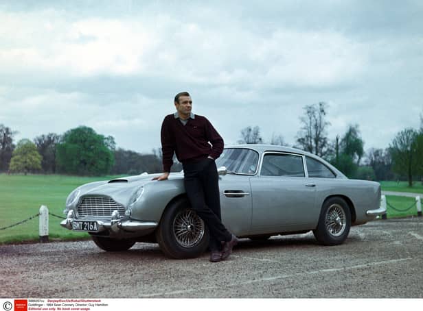 <p>Sean Connery Goldfinger - 1964 Director: Guy Hamilton Danjaq/EON/UA BRITAIN Scene Still James Bond Action/Adventure. Photo by Photo by Danjaq/Eon/Ua/Kobal/Shutterstock</p>