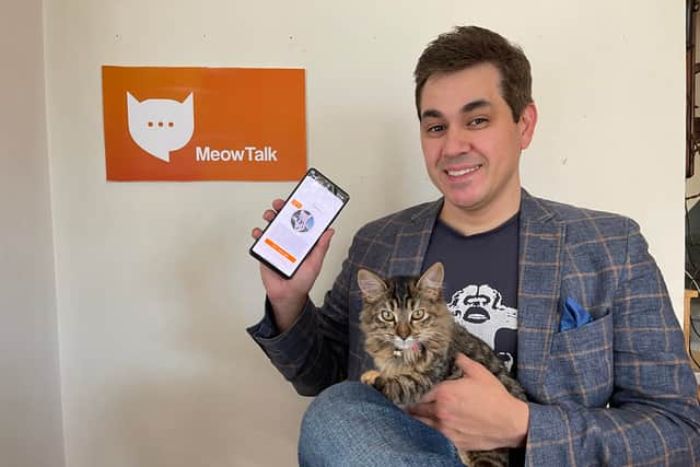 Meow Talk founder Javier Sanchez