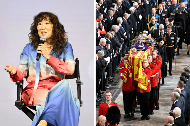 Killing Eve and Grey’s Anatomy star Sandra Oh was in attendance at Queen Elizabeth II’s funeral on Monday, 19 September