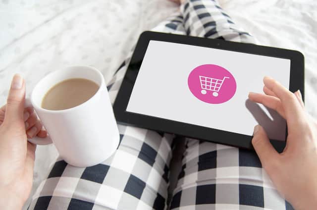 Shopping online can reduce the temptations to grab extra items while in store.