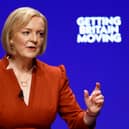 Prime Minister Liz Truss speaks during the final day of the Conservative Party Conference