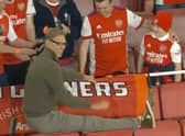 Strictly Come Dancing star Tony Adams was spotted dancing at Emirates Stadium at Arsenal’s 3-2 victory over Liverpool.