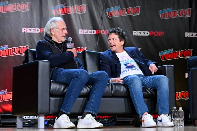 New York Comic Con brought Michael J. Fox and Christopher Lloyd together for a special reunion on stage.