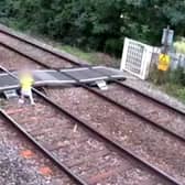 CCTV footage released by Network Rail capturing some of the reckless behaviour at a popular level crossing.  