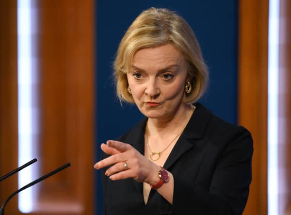 Liz Truss today sacked chancellor Kwasi Kwarteng. Photo: Getty