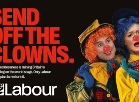 One of the four posters created by The Labour Party (Photo: The Labour Party) 
