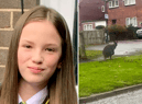 This is the bizarre moment schoolgirl Cia Christie spotted a wallaby hopping down a street in Gateshead