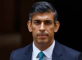 Prime Minister Rishi Sunak leaves 10 Downing Street for his first Prime Minister's Questions on October 26, 2022 in London, England. It was Mr Sunak's first Prime Minister's Questions since taking office yesterday, following the resignation of Liz Truss. (Photo by Jeff J Mitchell/Getty Images)