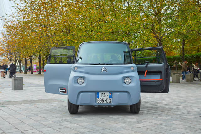 The Ami’s unique doors help simplify the production process