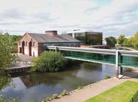 The Tank House at World of Glass has been added to the Heritage at Risk Register following the appearance of extensive cracking caused by movement in the west corner. Historic England, along with St Helens Council, is working with the Museum to understand the condition of the building and propose next steps © Historic England DP371555