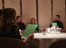 A group of 14 climate crisis activists from Animal Rebellion occupied the restaurant in London’s Chelsea on Saturday evening, wheret they held mock menus outlining demands for a ‘plant-based future’.