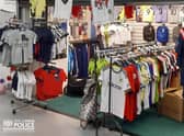 Four tonnes of fake football shirts have been seized by cops during raids ahead of the World Cup - worth a whopping £500,000. Cops raided lock ups and houses across the country in a crackdown on counterfeit goods, which they said are linked to organised criminal groups.