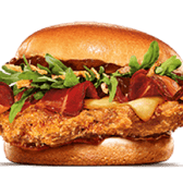 The Steakhouse Crispy Chicken burger is the first chicken burger to feature on the fast food giant’s Gourmet Kings range. 