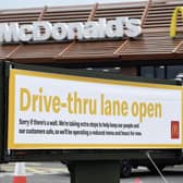 Stricter drive-thru rules in McDonald’s could be introduced in a bid to stop littering - by printing number plates of cars on the bags. Picture by Lisa Ferguson