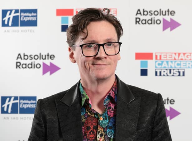 Ed Byrne attends Absolute Radio Live at the Palladium Theatre on November 27, 2022 