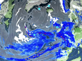 An icy jet stream is making its way from the US to the UK.