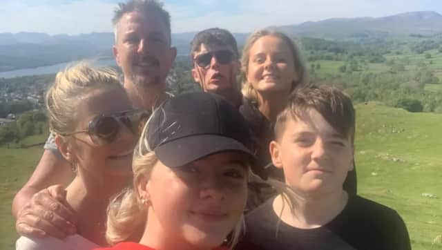 Quinton Bird, a property developer, was diagnosed with aggressive brain tumour six months after his wedding to Louise. Picture by Claudia Bird (Go Fund Me) 
