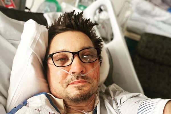 Jeremy Renner: Avengers star posts Instagram workout video after breaking 30 bones in snow plough accident