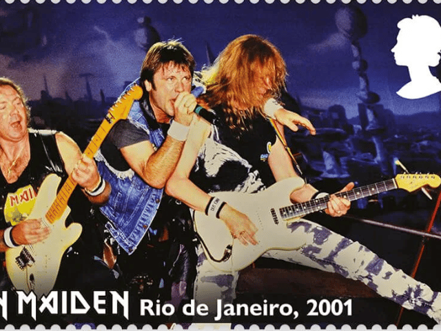 One of the Iron Maiden stamps that are coming into circulation (Photo: Royal Mail) 