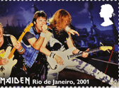 One of the Iron Maiden stamps that are coming into circulation (Photo: Royal Mail) 