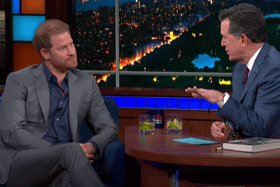 Harry, Duke of Sussex, appeared on CBS late night talk show The Late Show with Stephen Colbert on Tuesday evening (US time)