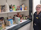 Foodbank on Ward 10 at Walsall Manor Hospital with Claire Cooper, Senior Sister.