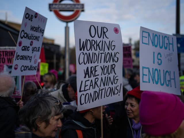 Teachers from the NEU in England and Wales will take strike action on a total of seven dates.