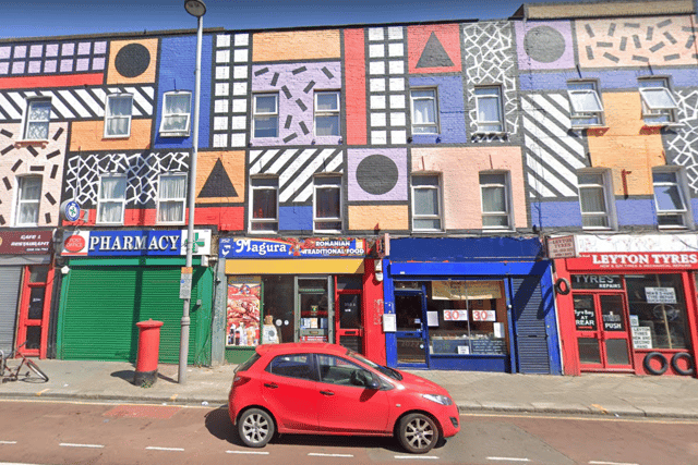 Leyton's high street has been overhauled by designer Camille Walala