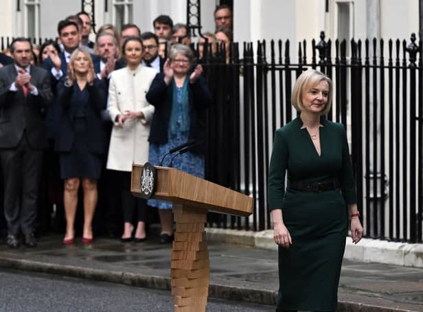 The podium was only used by Liz Truss on a handful of occasions