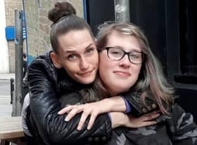 Tamara Davis (L) died in intensive care at the Royal Sussex and her sister Miya (R) has called her treatment ‘disgusting’.   