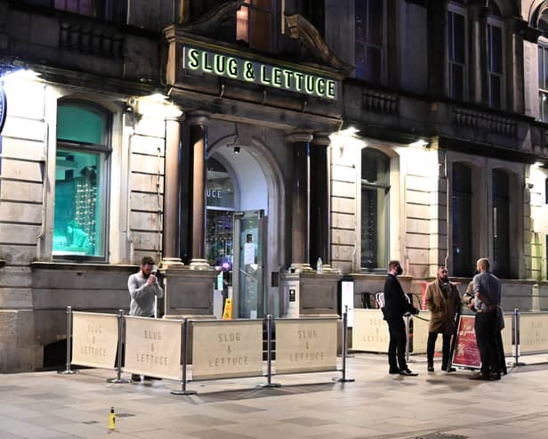 A Slug and Lettuce pub in Cardiff, Wales.