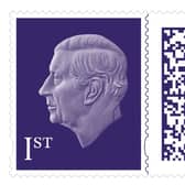 The new stamp design featuring King Charles  