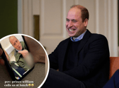 Prince William shocked the teens during their school lunch break