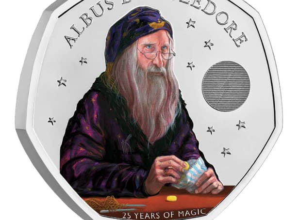 The Royal Mint has launched a new coin featuring Albus Dumbledore and King Charles as part of a new Harry Potter themed collection. The monarch’s likeness features on the “heads” of the special 50p, while the Hogwarts headmaster features on the other side. 