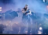 LONDON, ENGLAND - FEBRUARY 11: EDITORIAL USE ONLY: Sam Smith performs on stage during The BRIT Awards 2023 at The O2 Arena on February 11, 2023 in London, England. (Photo by Gareth Cattermole/Gareth Cattermole/Getty Images)