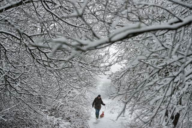 Snow is expected to hit the UK in late March. (Getty Images)