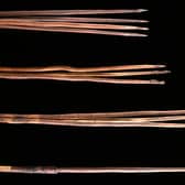 The spears that were taken by James Cook back in 1770 (Photo: Cambridge University)