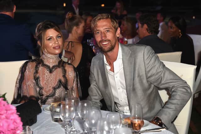 Peter Crouch and Abbey Clancy