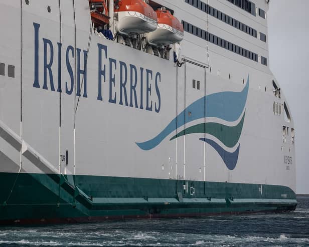 A Dover to Calais Irish Ferries passenger vessel carrying almost 200 people was rescued after fire broke out.