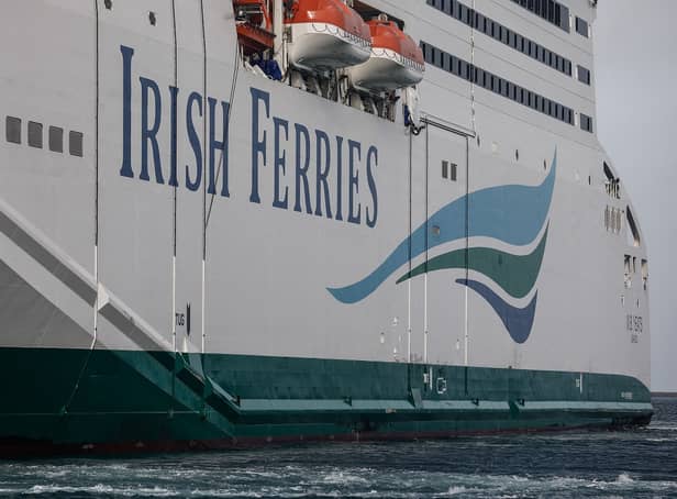 A Dover to Calais Irish Ferries passenger vessel carrying almost 200 people was rescued after fire broke out.