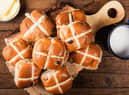 Hot cross buns are usually consumed on Good Friday to mark the end of lent.