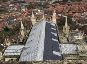 View from Central Tower of York Minster.
